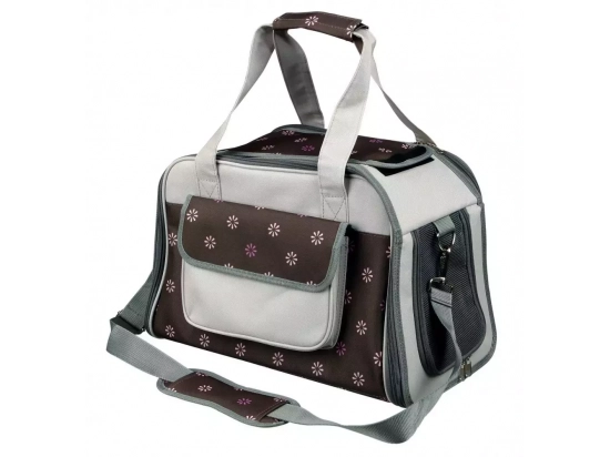Фото - переноски, сумки, рюкзаки Trixie (Тріксі) Libby Carrier сумка-переноска для собак і кішок, коричневий/сірий (28954)