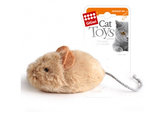 Фото - іграшки GiGwi (Гігві) Melody Chaser МИШКА іграшка для котів зі звуковим чіпом