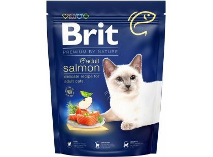 Фото - сухой корм Brit Premium Cat Adult Salmon сухой корм для кошек ЛОСОСЬ