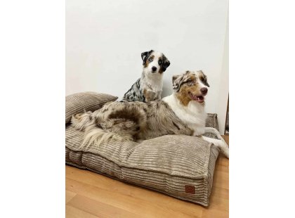 Фото - лежаки, матрасы, коврики и домики Harley & Cho MEMORY FOAM CACAO ортопедическая подушка для собак, бежевый