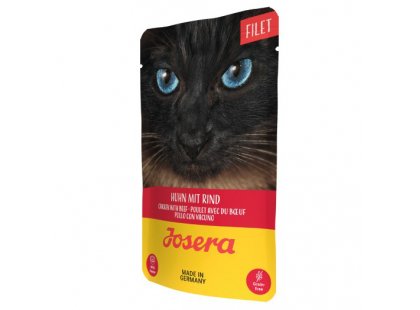 Фото - вологий корм (консерви) Josera Filet вологий корм для дорослих кішок КУРКА та ЯЛОВИЧИНА, філе