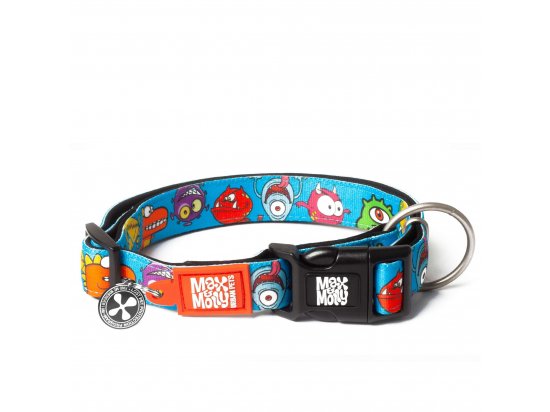 Фото - амуниция Max & Molly Urban Pets Smart ID Collar ошейник для собак с QR-кодом Little Monsters