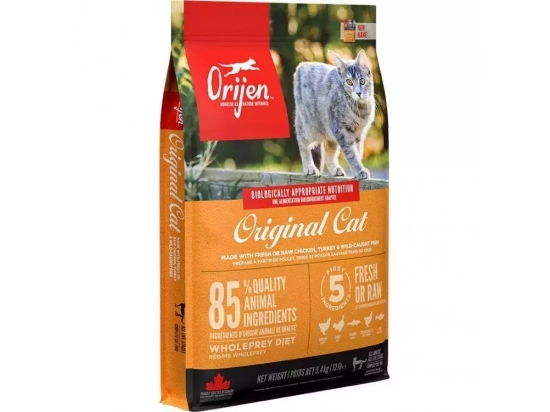 Фото - сухий корм Orijen (Оріджен) ORIGINAL CAT корм котів та кошенят