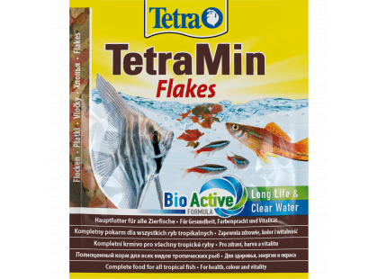 Фото - корм для рыб TetraMin ТРОПИЧЕСКИЕ РЫБЫ ХЛОПЬЯ корм для рыб