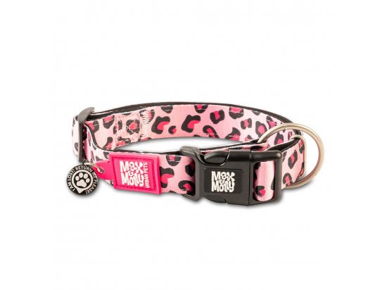 Фото - амуниция Max & Molly Urban Pets Smart ID Collar ошейник для собак с QR-кодом Leopard Pink