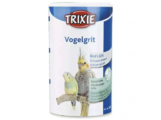 Фото - вітаміни та мінерали Trixie BIRD'S GRIT вітамінна добавка для дрібних папуг з мушлями та водоростями
