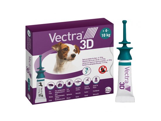 Ceva (Сева) VECTRA 3D (ВЕКТРА 3D) капли от блох и клещей для собак 1 ПИПЕТКА - 5 фото