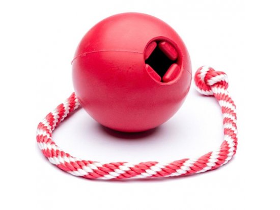 Фото - іграшки SodaPup (Сода Пап) Cherry Bomb іграшка для собак БОМБА, червоний