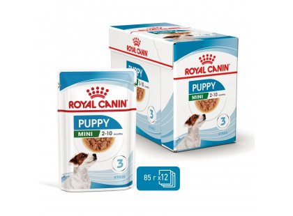 Фото - влажный корм (консервы) Royal Canin MINI PUPPY влажный корм для щенков мелких пород от 2 до 10 месяцев