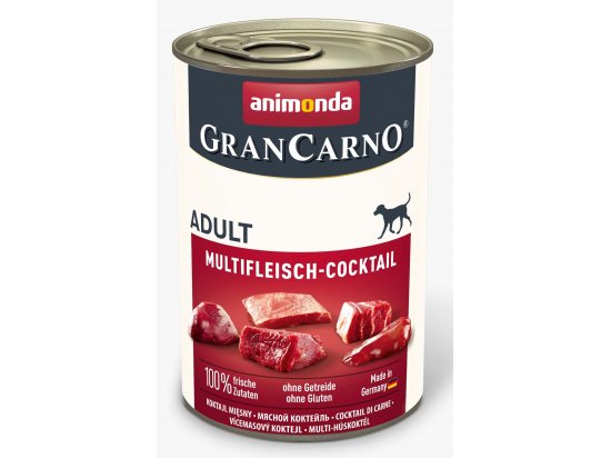 Фото - влажный корм (консервы) Animonda (Анимонда) GranCarno Adult Multi Meat Cocktail влажный корм для собак МУЛЬТИМЯСНОЙ КОКТЕЙЛЬ