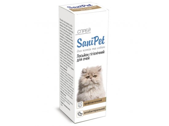 Фото - для глаз ProVET SaniPet (Санипет) лосьон для ухода за глазами кошек и собак