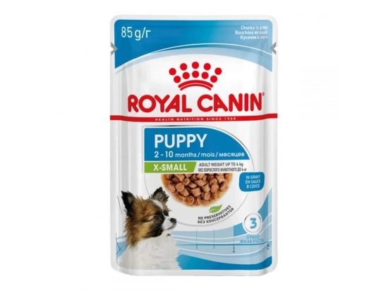 Фото - вологий корм (консерви) Royal Canin X-SMALL PUPPY вологий корм для цуценят мініатюрних порід