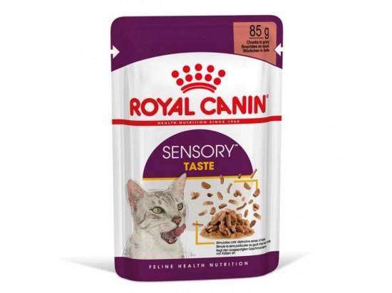Фото - вологий корм (консерви) Royal Canin SENSORY TASTE GRAVY консерви для котів вибагливих до смаку