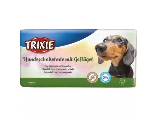 Фото - лакомства Trixie шоколад (без какао) для собак со вкусом ПТИЦЫ (29712)