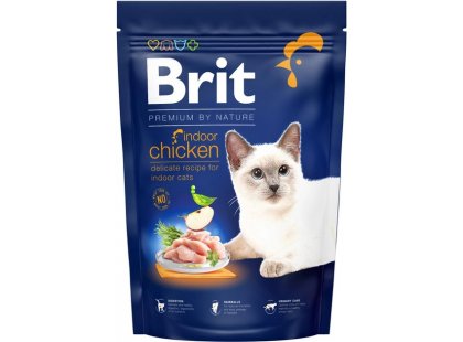 Фото - сухий корм Brit Premium Cat Indoor Chicken сухий корм для кішок, що мешкають у приміщенні КУРКА