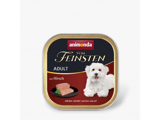 Фото - вологий корм (консерви) Animonda (Анімонда) Vom Feinsten Hirsch - консерви для собак з ОЛЕНИНОЮ