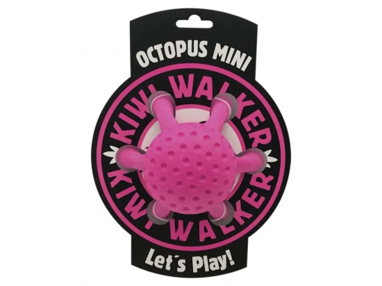 Фото - игрушки Kiwi Walker (Киви Волкер) ОСЬМИНОГ игрушка для собак, розовый