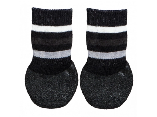 Фото - взуття Trixie Захисні шкарпетки для собак, чорний