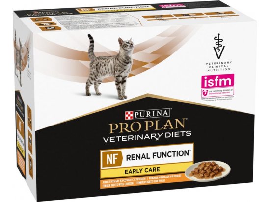Фото - ветеринарные корма Purina Pro Plan (Пурина Про План) Veterinary Diets NF Renal Function Early Care Chicken лечебный корм для кошек c заболеваниями почек, КУРИЦА