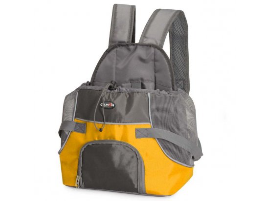 Фото - переноски, сумки, рюкзаки Camon (Камон) Рюкзак-переноска для тварин з відкритим верхом, жовтий