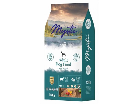 Фото - сухой корм Mystic (Мистик) Adult Dog Food with Lamb & Rice сухой корм для собак ЯГНЕНОК и РИС