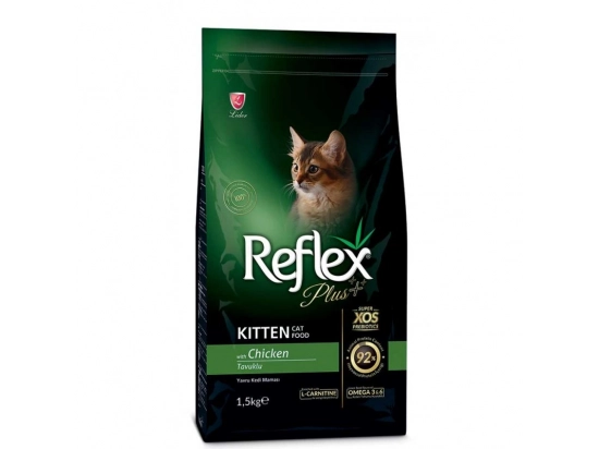 Фото - сухой корм Reflex Plus (Рефлекс Плюс) Kitten Chicken корм для котят, с курицей