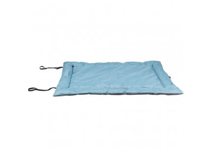 Фото - лежаки, матрасы, коврики и домики Trixie Samoa Classic походное одеяло для собак, ледяно-голубой/серый (28265)