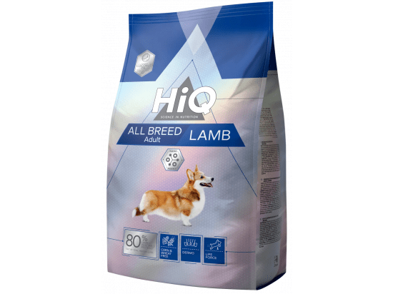 Фото - сухой корм HiQ All Breed Adult Lamb корм для взрослых собак всех пород ЯГНЕНОК
