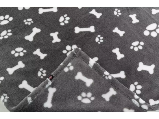Фото - лежаки, матрасы, коврики и домики Trixie Kenny Плюшевое покрывало для собак и кошек, серый