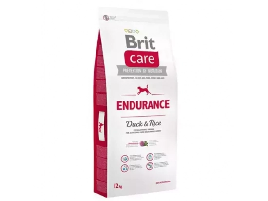 Фото - сухой корм Brit Care Endurance - Корм для активных собак всех пород с УТКОЙ и РИСОМ