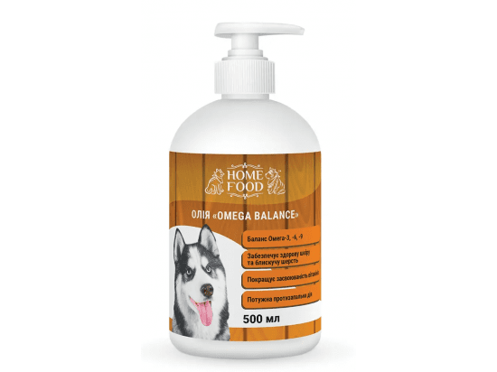 Фото - вітаміни та мінерали Home Food (Хоум Фуд) Omega Balance олія для собак з ОМЕГА