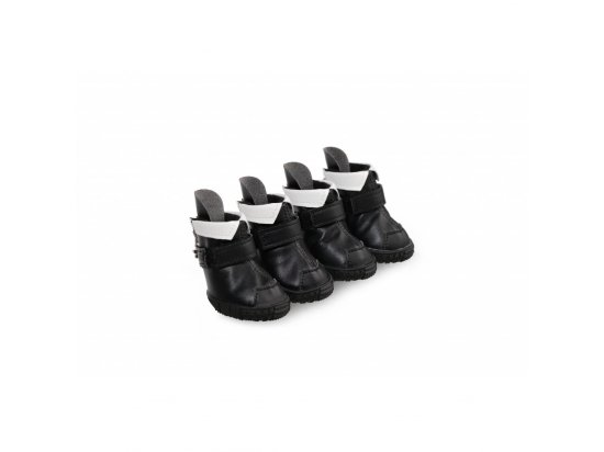 Фото - взуття Ruispet черевики для собак малих порід, демісезонні з флісовою підкладкою, чорний