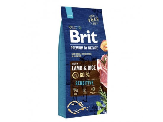 Brit Premium Lamb and Rice - Корм для собак з чутливим травленням (ягня/рис) - 3 фото