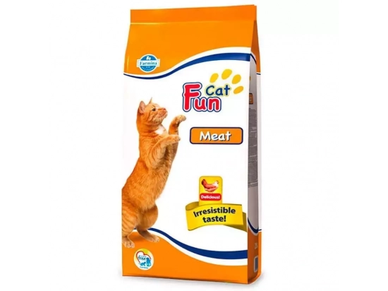 Фото - сухий корм Farmina (Фарміна) Fun Cat Adult Meat сухий корм для дорослих кішок КУРКА
