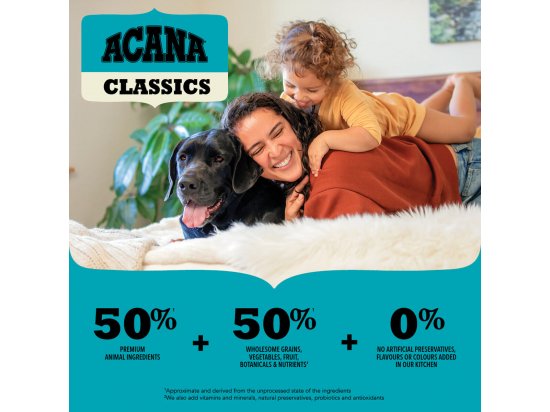 Фото - сухий корм Acana Classics Wild Coast Recipe корм для собак всіх порід і всіх етапів життя, ЛОСОСЬ і ОСЕЛЕДЕЦЬ