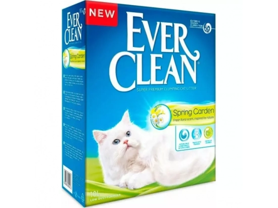 Фото - наполнители Ever Clean SPRING GARDEN комкующийся наполнитель для кошачьего туалета, весенний сад
