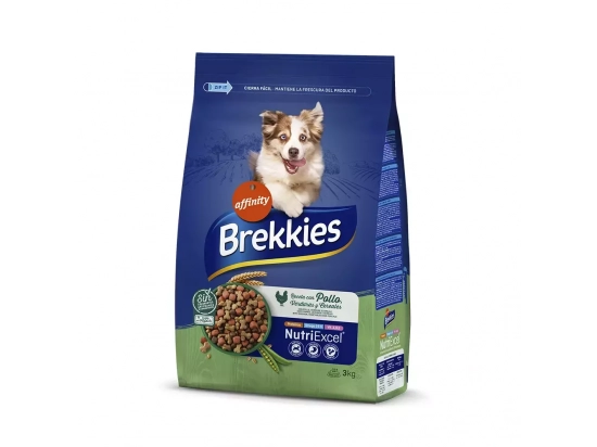 Фото - сухий корм Brekkies (Бреккіс) Excel Complet Adult Chicken – корм для собак з куркою