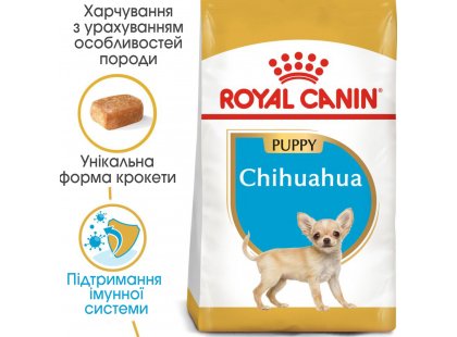 Фото - сухий корм Royal Canin CHIHUAHUA PUPPY (ЧИХУАХУА ПАППІ) корм для цуценята до 8 місяців