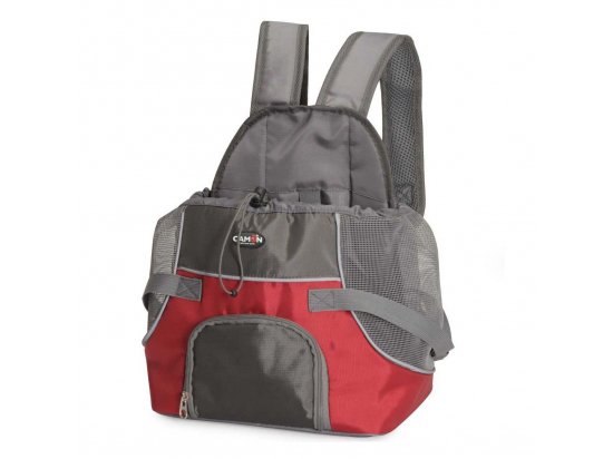 Фото - переноски, сумки, рюкзаки Camon (Камон) Рюкзак-переноска для животных с открытым верхом, красный