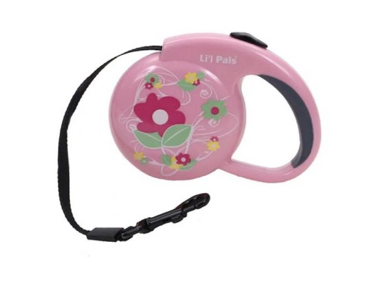 Фото - рулетки Coastal (Костал) Li`l Pals Fashionable рулетка-поводок для миниатюрных собак, розовый, цветок