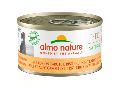 Фото - вологий корм (консерви) Almo Nature HFC NATURAL CHICKEN, CARROT & RICE консерви для собак КУРКА, МОРКВА та РИС