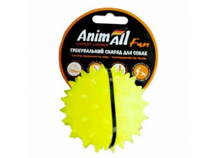 Фото - іграшки AnimAll Fun іграшка для собак М'ЯЧ-КАШТАН, жовтий