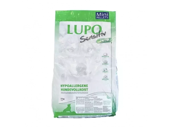 Фото - сухий корм Luposan Lupo Sensitiv 24/10 Mini Pellets - сухий корм для активних собак дрібних порід