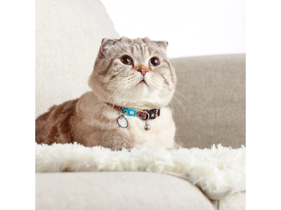 Фото - шлейки, нашийники Max & Molly Urban Pets Smart ID Cat Collar нашийник для котів Comic
