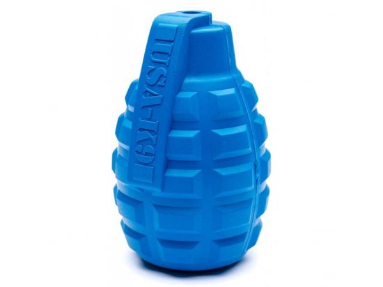 Фото - игрушки SodaPup (Сода Пап) Grenade игрушка для собак ГРАНАТА, синий