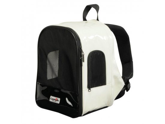 Фото - переноски, сумки, рюкзаки Camon (Камон) Рюкзак-переноска с дышащей сеткой для мелких животных, кремово-белый