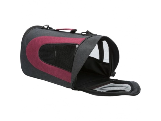 Фото - переноски, сумки, рюкзаки Trixie (Трикси) Alina Сумка-переноска для собак, бордовая/серая (2896)