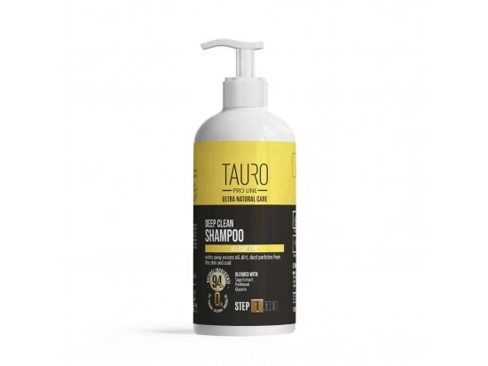 Фото - повседневная косметика Tauro (Тауро) Pro Line Ultra Natural Care Deep Clean Shampoo шампунь для глубокой очистки кожи и шерсти собак и кошек