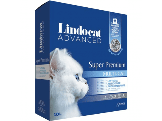 Фото - наполнители Lindocat SUPER PREMIUM MULTI-CAT бентонитовый наполнитель для кошек без запаха