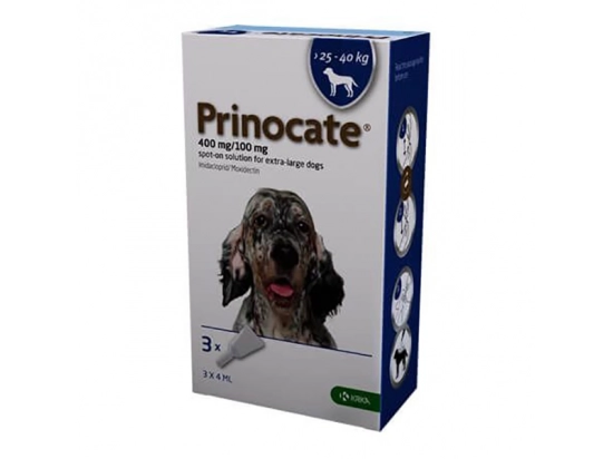 Фото - від бліх та кліщів Krka Prinocate (Принокат) Спот-он краплі від бліх, коростяних кліщів, профілактика дирофіляріозу для собак